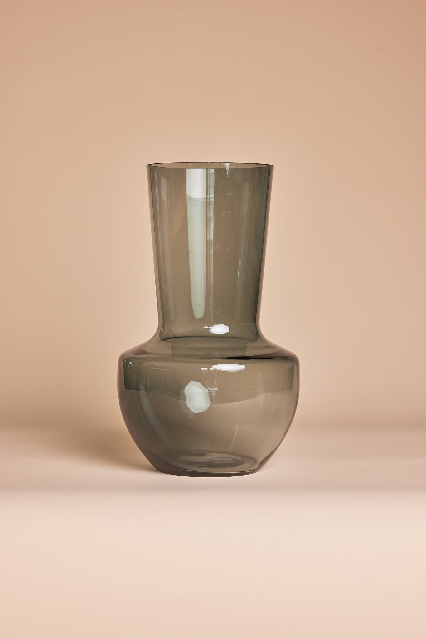 Grey Glass Vase Elegant Floral Vase By Neroli Blume Grey Glass Vase Elegant Floral Vase By Neroli Blume