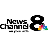 Logo of News Channel 8 with a colorful logo
